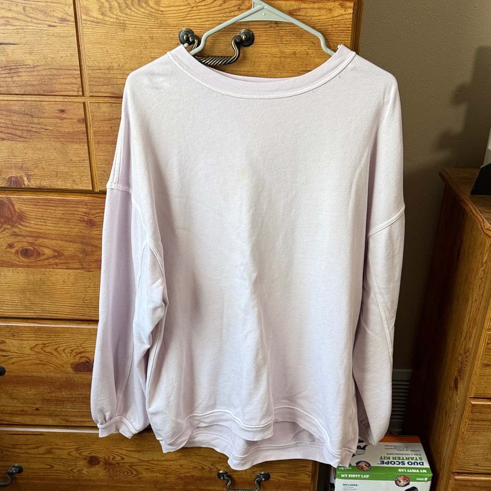 Aerie Pink Oversized Sweatshirt